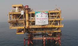 بازدید هوایی رئیس جمهور از فاز ۱۱ پارس جنوبی