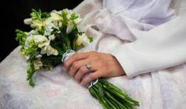 تصویری نایاب از یک عروس و داماد در زمان قاجار