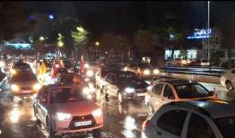 رژه خودرویی اقتدار ایران اسلامی در خیابان های کرمان