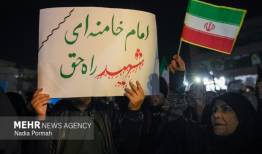 خون رهبر شهید سیلابی خروشان در برابر ظلم