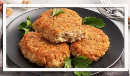 کتلت بادمجان بدون گوشت، یک گزینه عالی برای افراد گیاهخوار