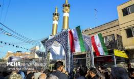 تصاویری از تشییع پیکر ۸ شهید گمنام دفاع مقدس در اهواز