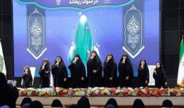 اجتماع باشکوه دختران نوجوان در سوگ حضرت زهرا (س) در حرم رضوی برگزار شد