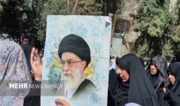تصاویر هوایی نماز وحدت و راهپیمایی اقتدار ورامین از لنز مهر