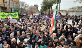 یحیی‌آبادی‌ها یکپارچه در راهپیمایی ۲۲ بهمن