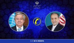 گفت‌ وگوی وزیر امور خارجه با دبیرکل سازمان ملل 