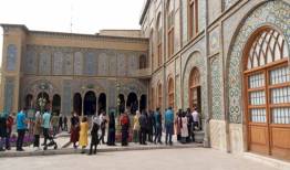 کاخ گلستان فردا تا ساعت ۱۲ میزبان گردشگران است