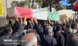 تشییع پیکر مطهر شهید گمنام در بابل