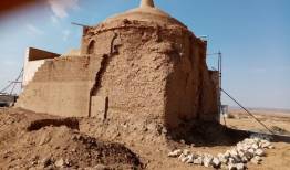 بنای امام زاده قاسم (ع) روستای سیرغان شهرستان جوین مرمت شد