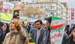 معاون علمی رئیس‌جمهور در راهپیمایی ۲۲ بهمن حضور یافت