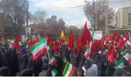 خروش بانوان ارومیه در تجدید میثاق با رهبر شهید