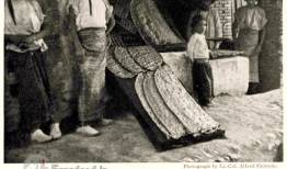 عکسی نایاب از یک نانوایی در زمان قاجار