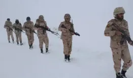 شهادت مرزبان هنگ سردشت بر اثر سقوط بهمن