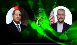 گفت‌وگوی تلفنی وزرای امور خارجه ایران ‌و سوریه