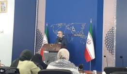 قاب جنجالی از نشست سخنگوی وزارت خارجه