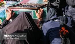 پیکر شهید خطیب زاده در دامغان تشییع شد