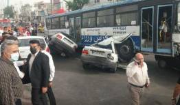 سکته قلبی راننده اتوبوس شرکت واحد حین رانندگی