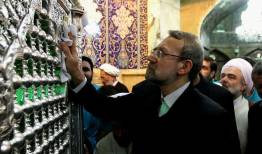 برگزاری آئین وداع باشهید دکتر علی لاریجانی در قم