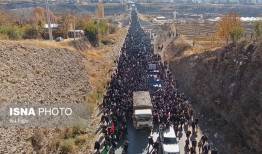 پیکر مطهر ۶ شهید گمنام دفاع مقدس در یاسوج تشییع شد