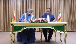 چهار سند همکاری میان مقامات ایران و عمان امضا شد