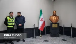 عکس سردیس سردار سلیمانی در ایستگاه جدید مترو