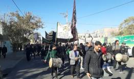 اجتماع عزاداران فاطمی شهر کاشمر 