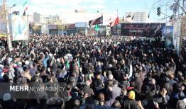 حماسه خلخالی ها در سوگ رهبر شهید انقلاب