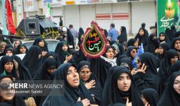 راهپیمایی مردم کرمانشاه در سوگ رهبر شهید