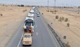 بیعت کامیون‌داران داران سمنانی با رهبر معظم انقلاب