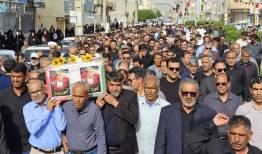 تشییع شهید «مجید بحرانی» مجاهد جبهه اقتصاد 