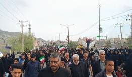 راهپیمایی کیلومتری مردم «زاهدان» در سوگ «رهبر شهید»