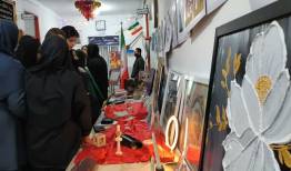 برپایی نمایشگاه دستاوردهای هنری دانش‌آموزان در دهگلان