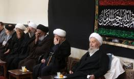 مجالس سوگواری فاطمی در بیوت مراجع تقلید قم برگزار شد