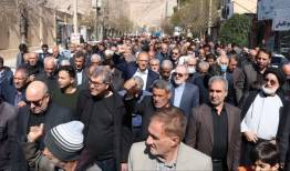 دهلران در شب هشتم سوگ رهبر شهید انقلاب اسلامی