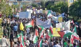 فریاد وحدت و استکبارستیزی مردم آزادشهر در ۱۳ آبان