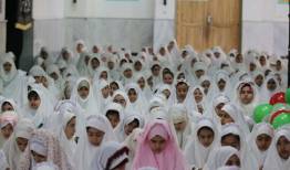 برگزاری جشن تکلیف ۱۵۰۰ دانش‌آموز ورامینی + فیلم