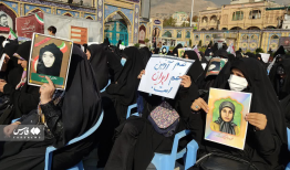 اجتماع مادران آرتین در حرم برادر شاهچراغ