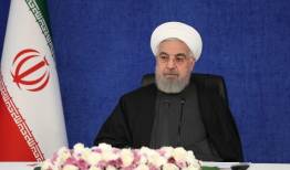 پیام تسلیت روحانی در پی شهادت علی لاریجانی 