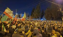 خروش یاسوجی‌ها در شب پنجم شهادت رهبر شهید
