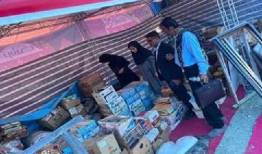 ۵۰۰ کیلو مواد خوراکی فاسد از نمایشگاه بشاگرد جمع‌آوری شد