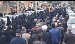 دسته روی مردم بهشهر در فراق رهبر شهید