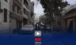 حمله آمریکا و اسراییل به محدوده مسکونی خیابان پاسداران تهران
