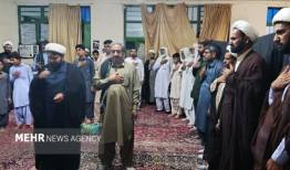 تجمع مردم روستای کهنک لدی در بیعت با رهبر انقلاب اسلامی