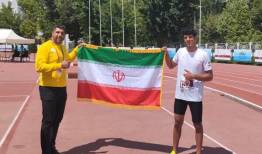 مهدی هفت چشمه به مدال طلای پرتاب چکش رسید