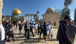 تعرض شهرک‌نشینان صهیونیست به مسجدالاقصی+ فیلم