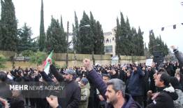 فریاد خونخواهی مرزداران آستارایی در سوگ رهبر شهید