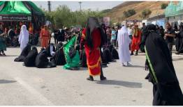 آئین تعزیه‌خوانی در امامزاده زین‌العابدین (ع) «کوهان» برگزار شد