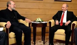 علی لاریجانی با پوتین در روسیه جلسه گذاشت