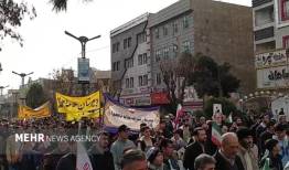 گلستان در ۲۲ بهمن یکصدا شد؛ نمایش وحدت و وفاداری به آرمان‌های انقلاب