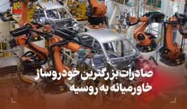 صادرات بزرگترین خودروساز خاورمیانه به روسیه